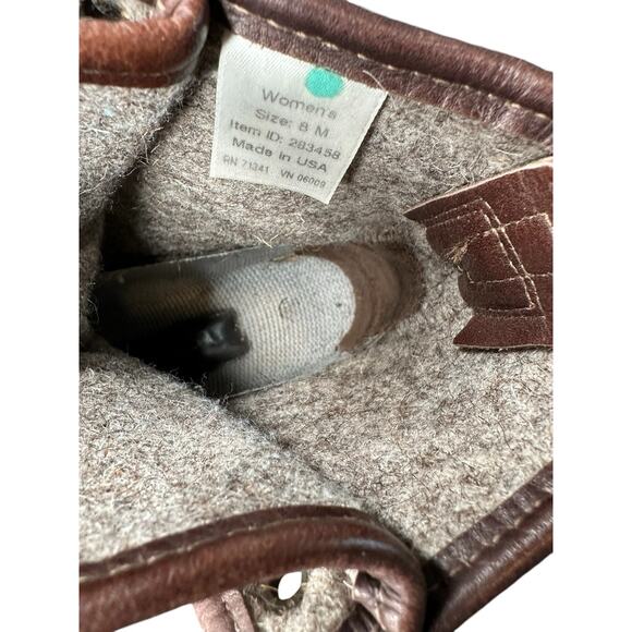 L.L. Bean Waterproof Gorpcore Rubber Bean Boots Size Women's 8 Missing Insoles - Picture 5 of 10